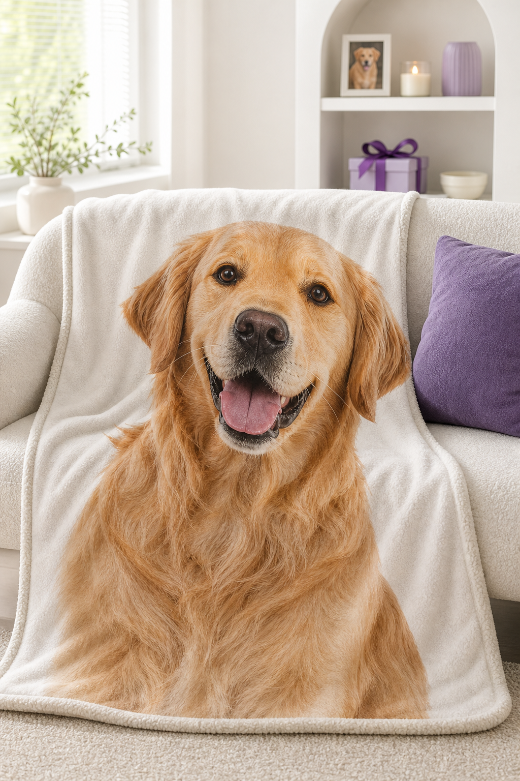 Custom Pet Blanket With Text